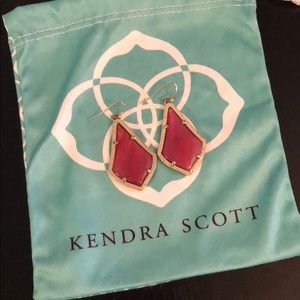 Kendra Scott Alex Earrings in Burgundy